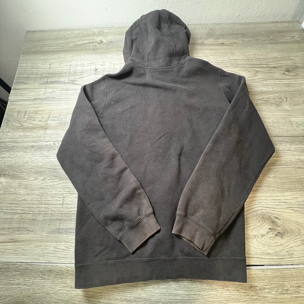 Nike Hoodie Mens Large Black Pullover Fleece Embroidered Logo Sportswear Casual - Picture 6 of 10